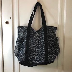 Mossimo Supply Co. Mesh Striped Beach Bag